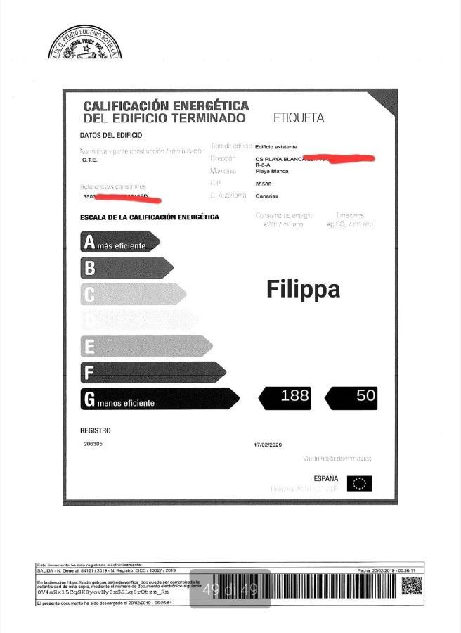 Vivienda Vacacional Filippa Playa Blanca  Kültér fotó